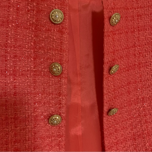 Tahari Coral Tweed Blazer - Picture 3 of 9